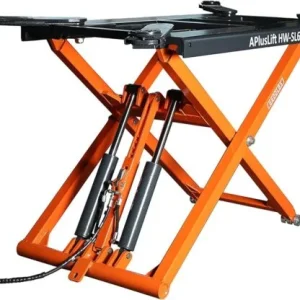APlusLift 6600LB Portable Mid-Rise Scissor Lift 110V Power HW-SL6600X