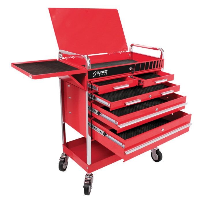 Sunex Professional 5-Drawer Service Cart - 图片 2