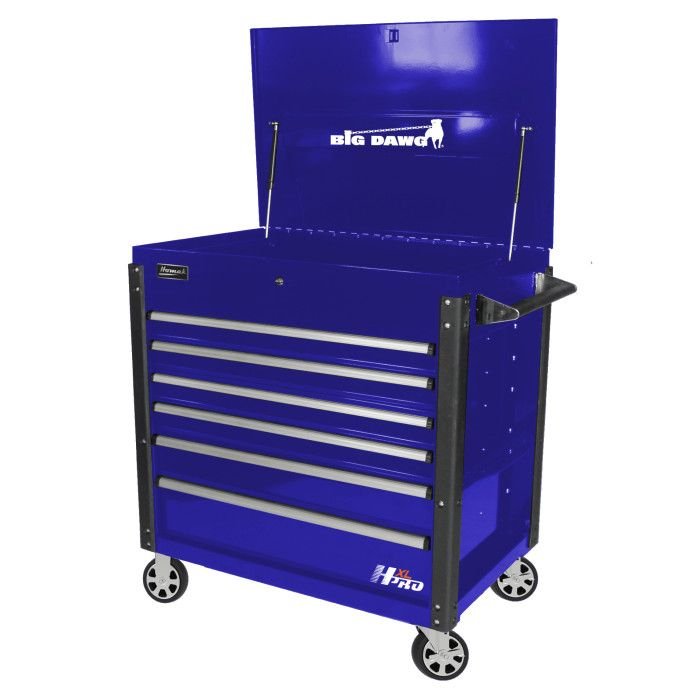 Homak Big Dawg HXL PRO 43" 6 Drawer Service Cart - 图片 3