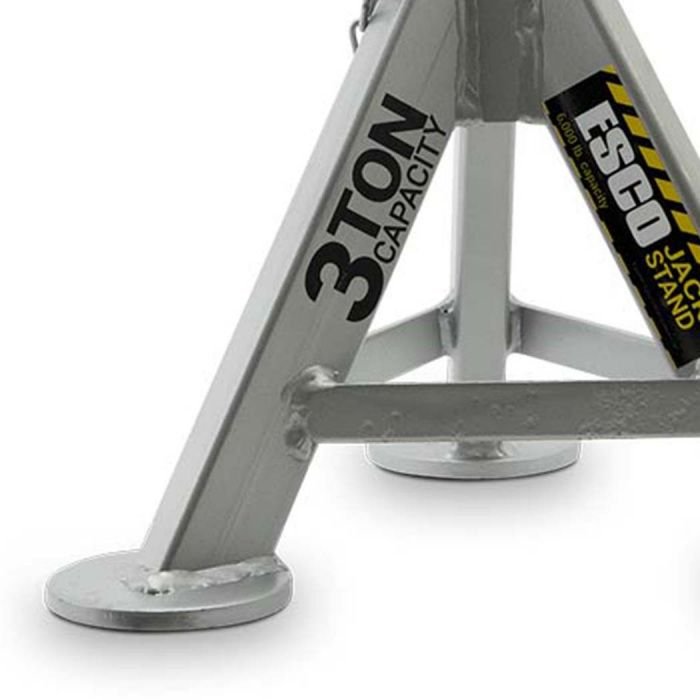 ESCO 3 Ton Performance Flat Top Post Jack Stands - 图片 3