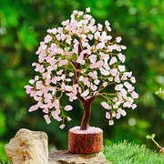 Rose Quartz Crystal Tree - 图片 3