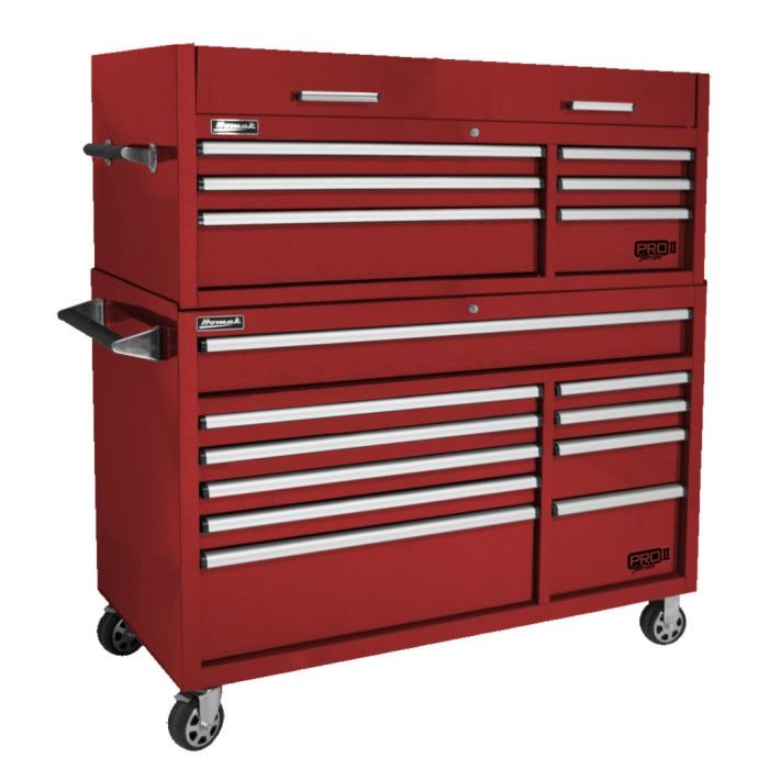 Homak PRO II 54" Top Chest and Rolling Cabinet Combo - 图片 4
