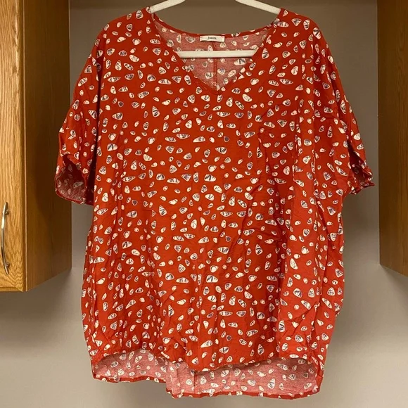 Flaunt Boutique Rust Pebble Blouse (复制) - 图片 3